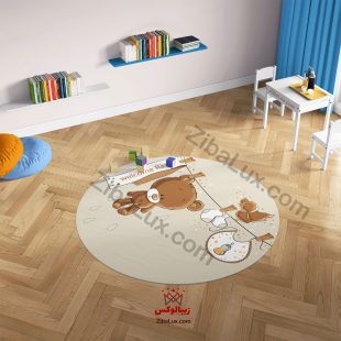 فرش گرد خرس بندی