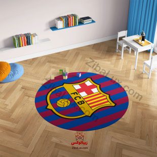 فرش گرد کودک بارسلونا